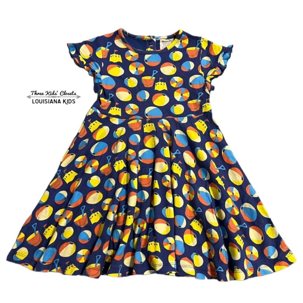 Piccalilly 5-6Y Beach Days Skater Dress